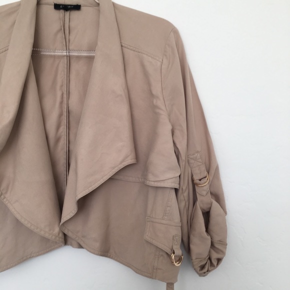 Entry- Never Worn! Smart Casual Tan Jacket - Picture 2 of 7